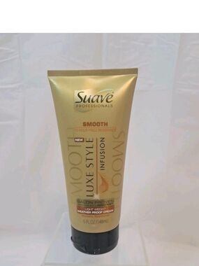 Suave Professionals Smooth Luxe Style Infusion Cream 5 fl oz Frizz Resistance